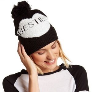 Free Press besties one size beanie Pom Pom hat